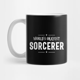 World's Okayest Sorcerer Roleplaying Addict - Tabletop RPG Vault Mug